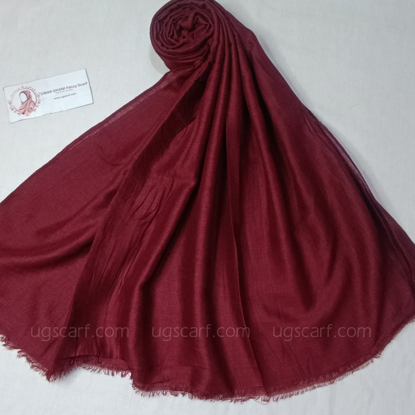 Imported Plain Cashmere Slub Lawn Bigger Size Hijab Scarf