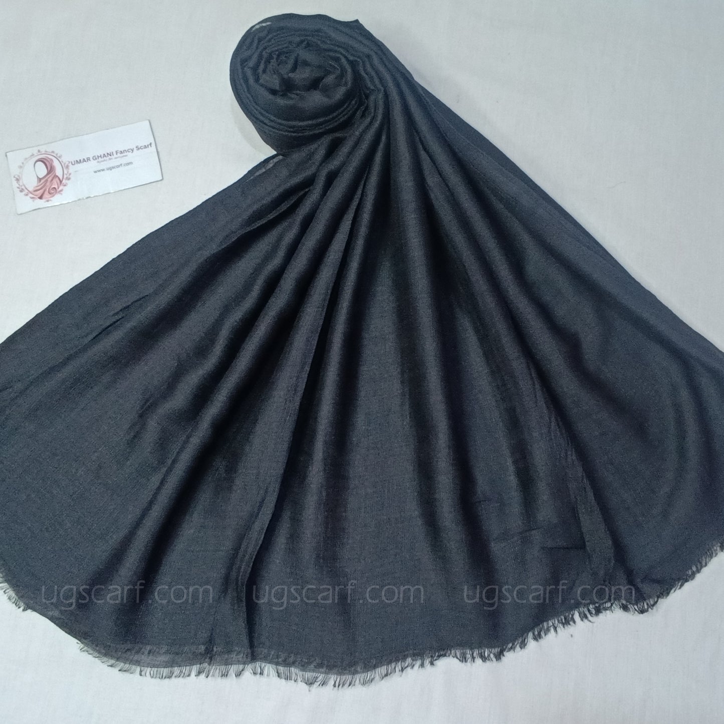 Imported Plain Cashmere Slub Lawn Bigger Size Hijab Scarf