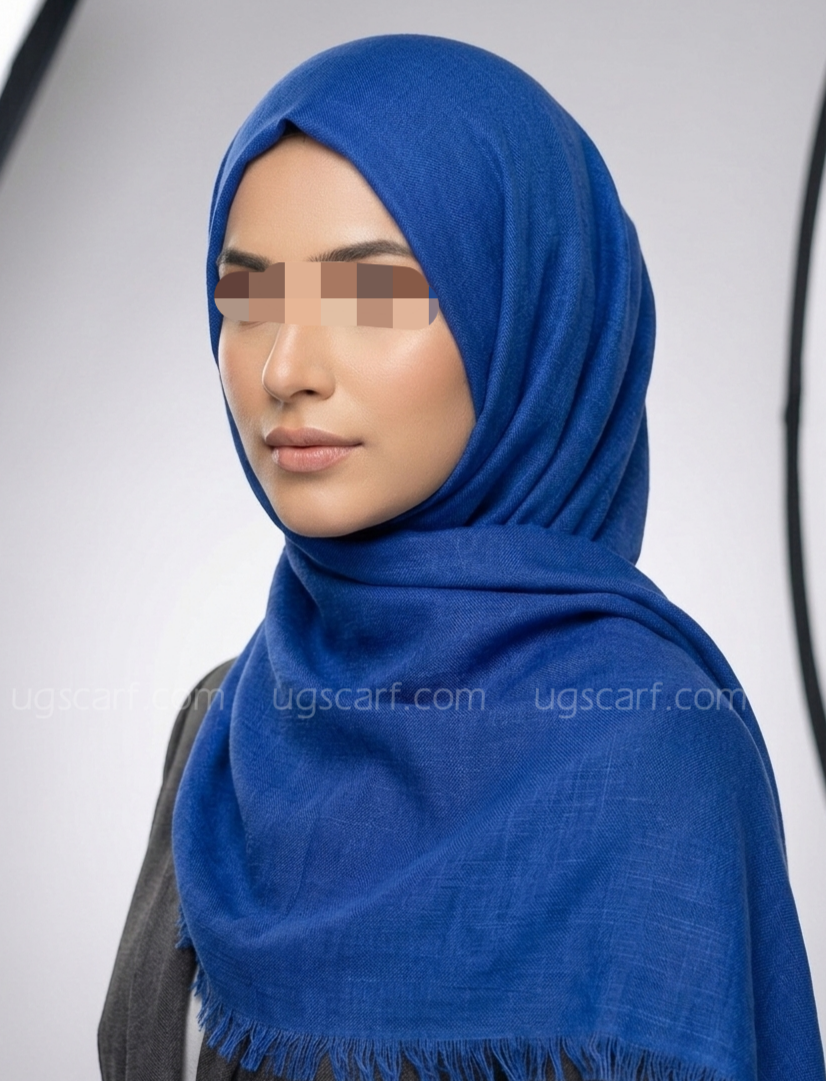 Imported Plain Cashmere Slub Lawn Bigger Size Hijab Scarf