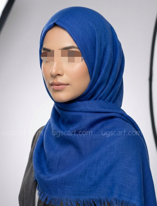 Imported Plain Cashmere Slub Lawn Bigger Size Hijab Scarf