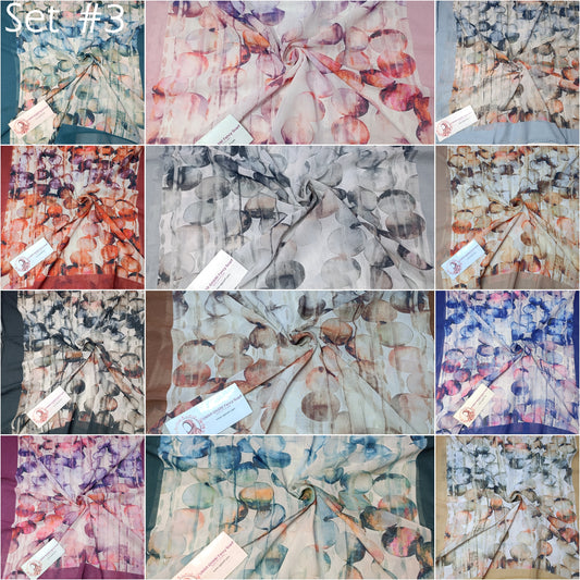 Imported Chiffon Georgette Digital Print Hijab Scarf