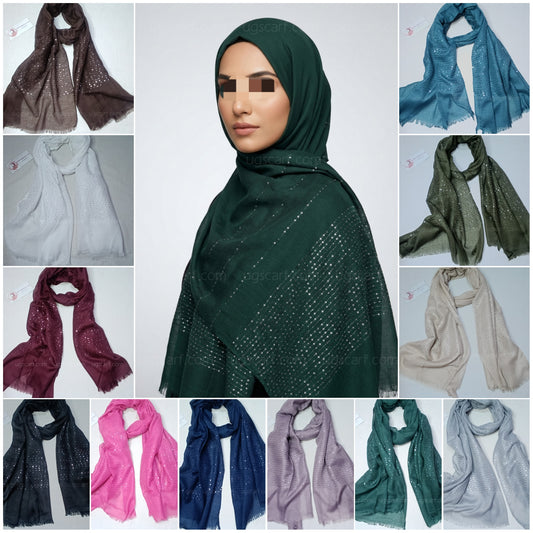 Imported Lawn Sitarah (Sequence) Hijab Scarf