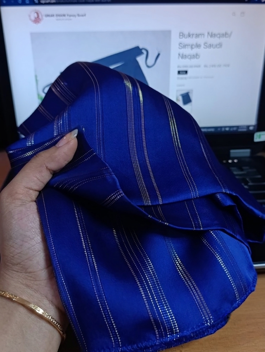 Premium Gold Striped Silk Scarf / Stole – Elegant Shiny Finish