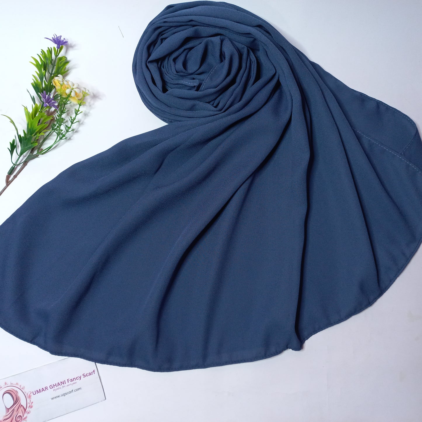 New Imported Heavy Quality Plain Chiffon Hijab Scarf
