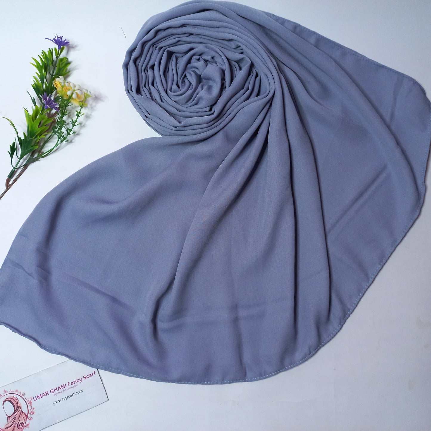 New Imported Heavy Quality Plain Chiffon Hijab Scarf
