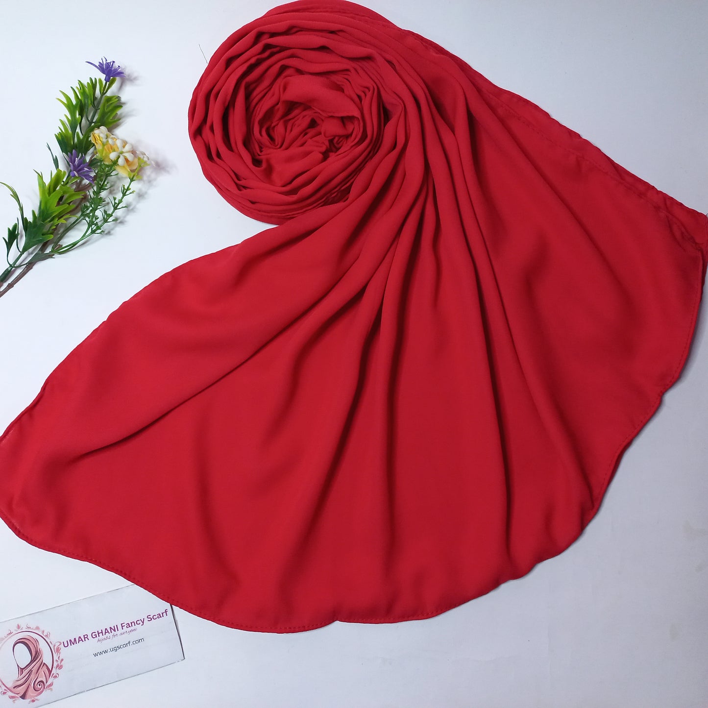 New Imported Heavy Quality Plain Chiffon Hijab Scarf