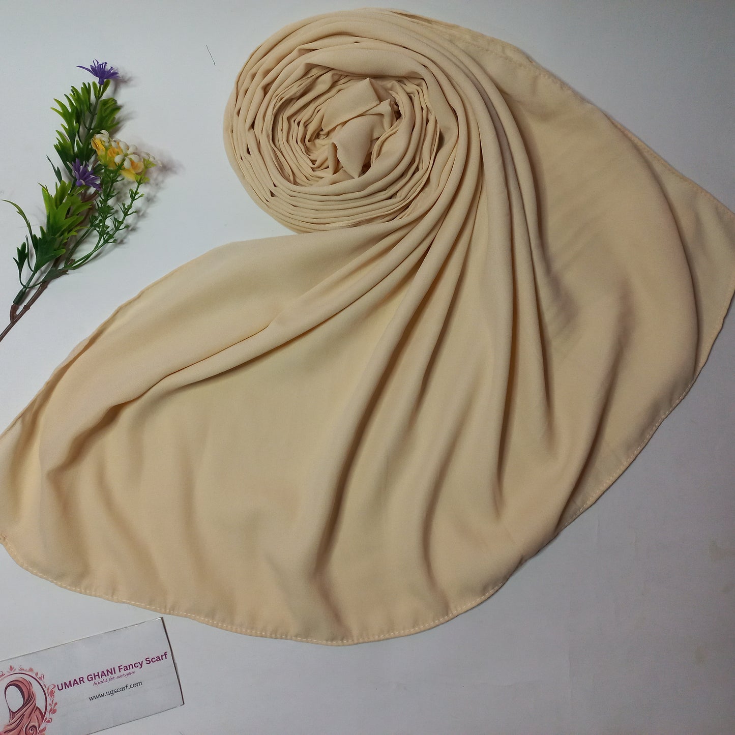 New Imported Heavy Quality Plain Chiffon Hijab Scarf